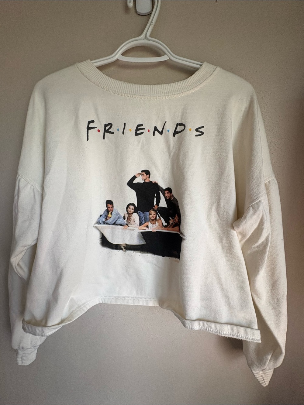 Friends Graphic Crewneck Sweatshirt - Cream